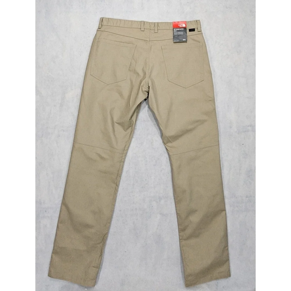 The North Face Motion Pants Men 36 X 33 NEW Standard Fit Stretch Khaki Beige